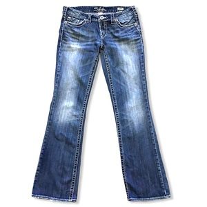 SILVER JEANS Aiko Bootcut Thick Stitch Tall 30x33